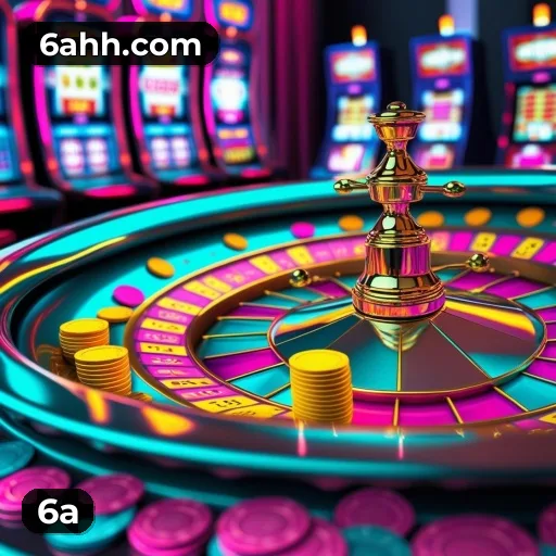 6a App home screen with mobile slots and casino categories